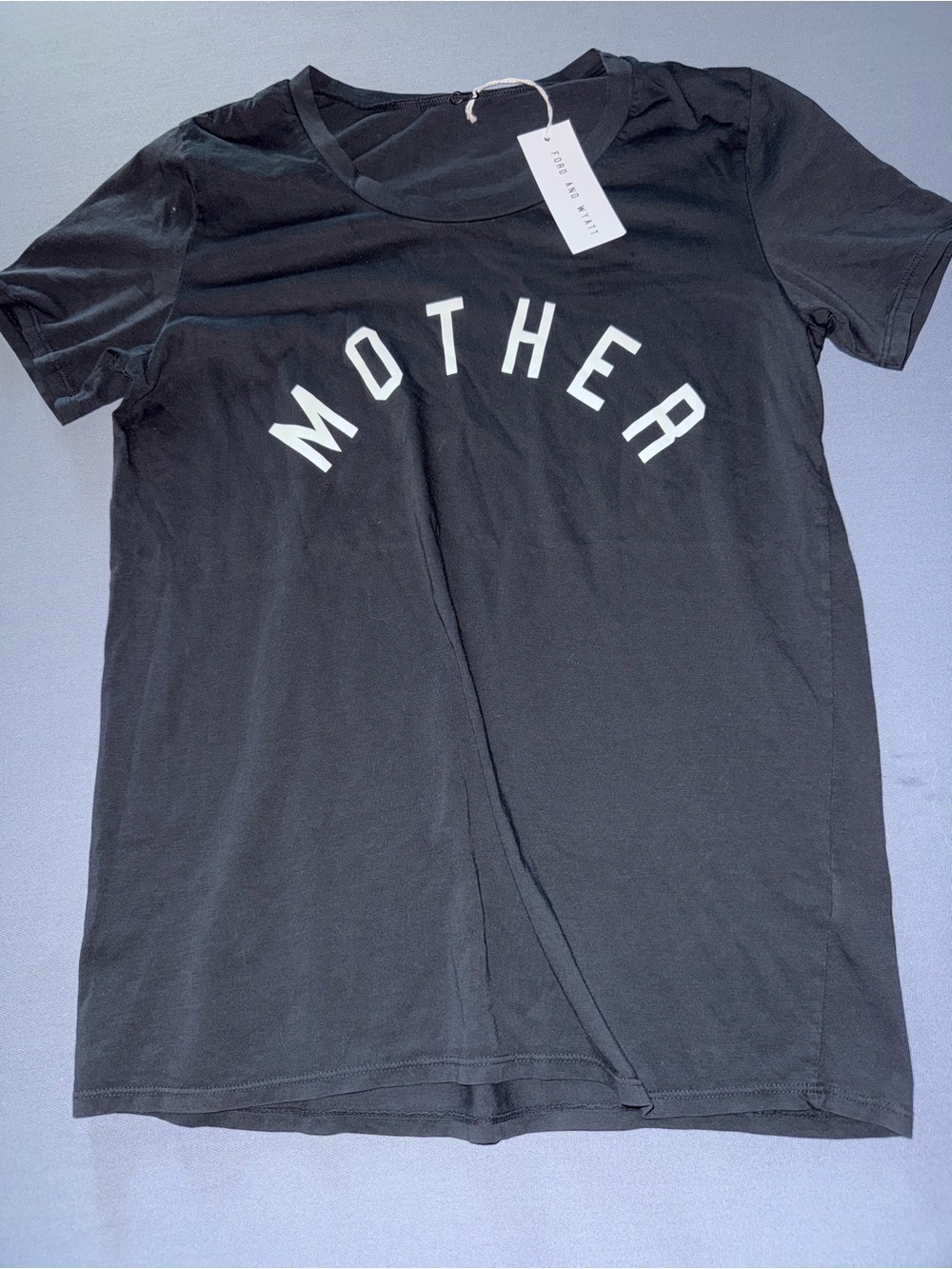 MOTHER Graphic Tank Top - Black